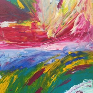 Art gallery painting from artist with intellectual dissabilities