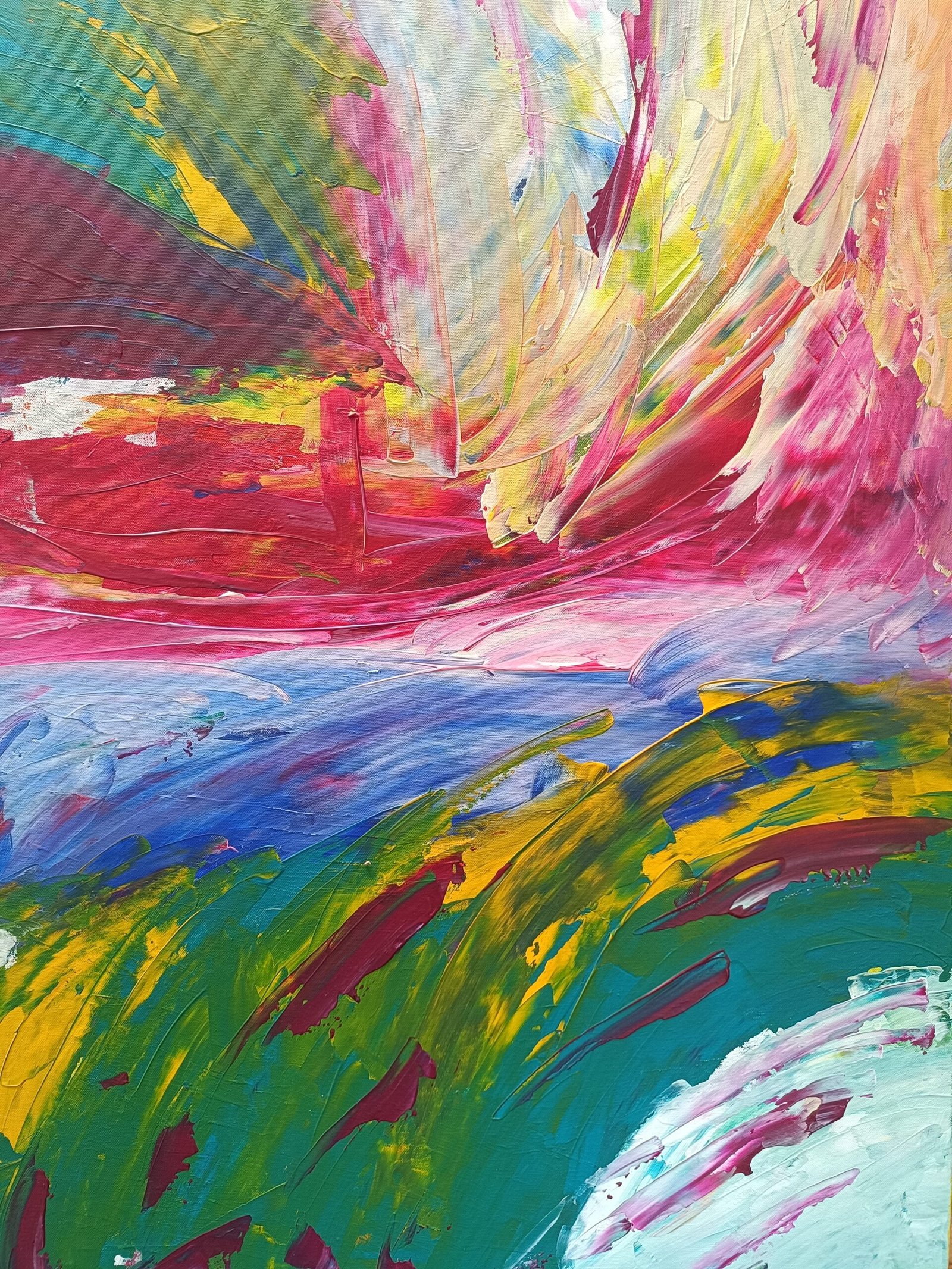 Art gallery painting from artist with intellectual dissabilities